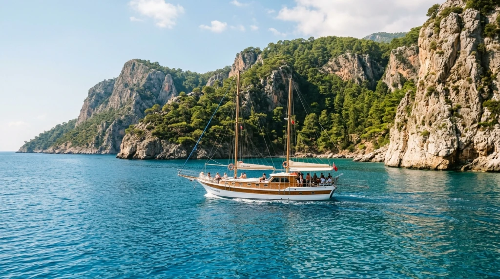 Antalya'da Tekne Turu: Körfezden Mağaralara Bir Günün Rotası