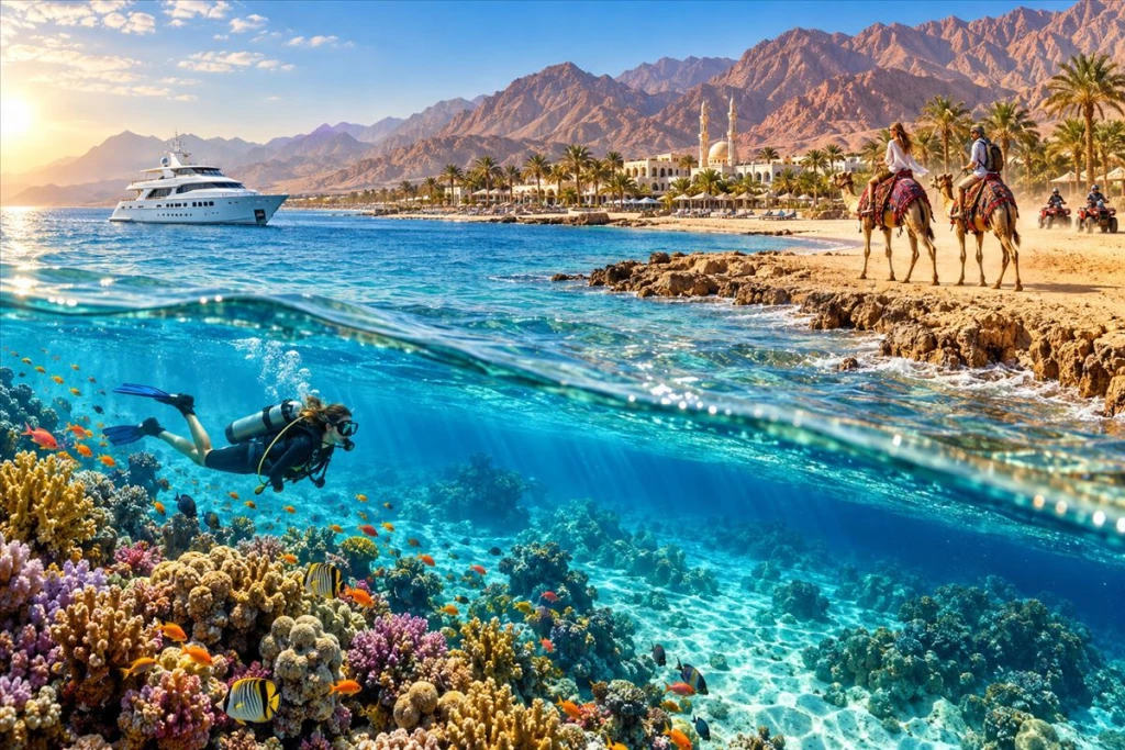Vacaciones de 3 noches y 4 días en Sharm El Sheikh con Pegasus Airlines, saliendo desde el Aeropuerto Sabiha Gökçen de Estambul (543).