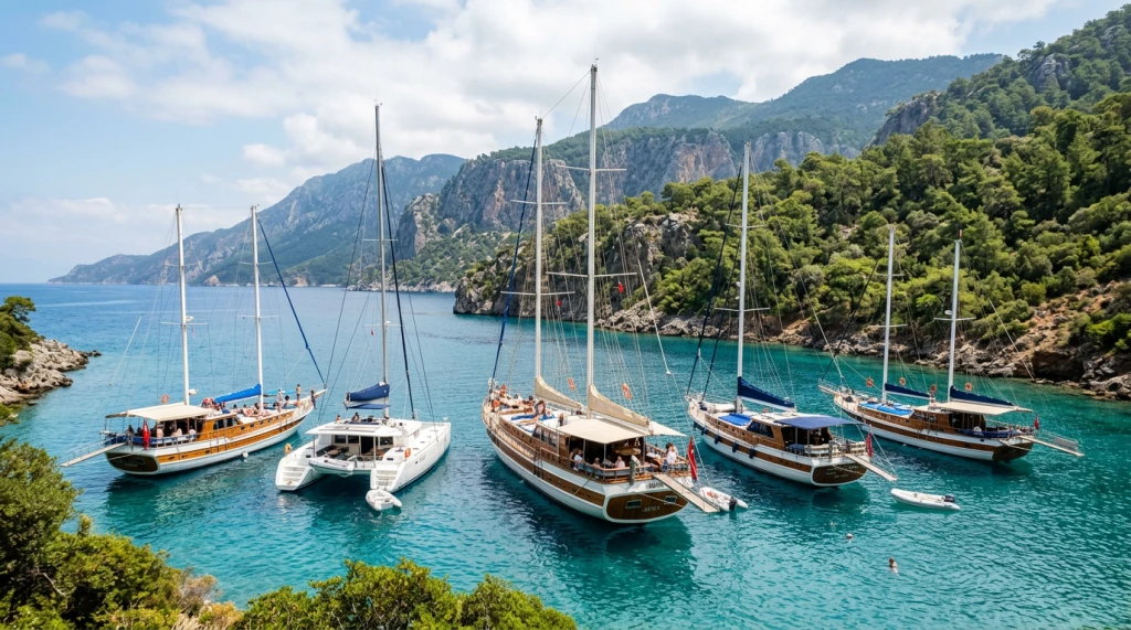 7-Night Turkish Blue Cruise: Compare 5 Gulets, Catamarans & Motor Sailors
