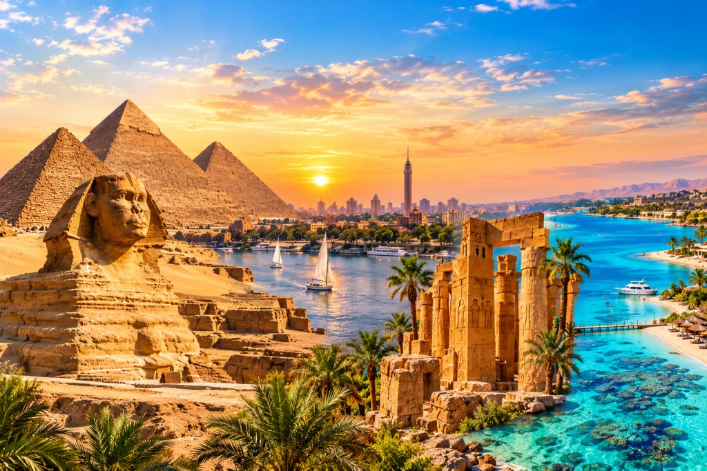 Mısır Turu Rehberi 2026–2027: Piramitlerden Kızıldeniz'e En Güzel Tatil Rotaları