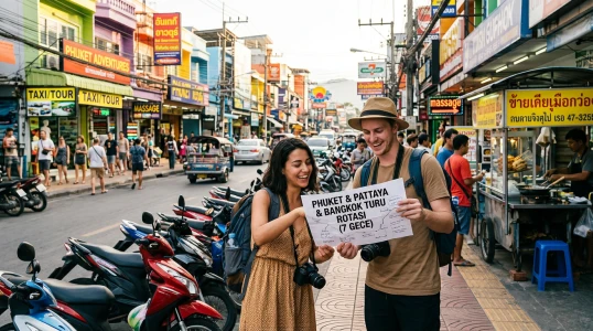 Phuket & Pattaya & Bangkok Turu Rotası ( 7 Gece )