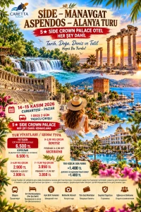 🌼 SİDE – MANAVGAT – ASPENDOS – ALANYA TURU