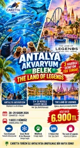🌴 ANTALYA AKVARYUM – BELEK – THE LAND OF LEGENDS TURU
